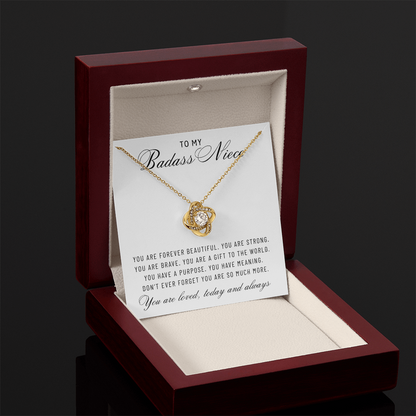 Aunt Niece Necklace, Birthday Gifts for Niece
