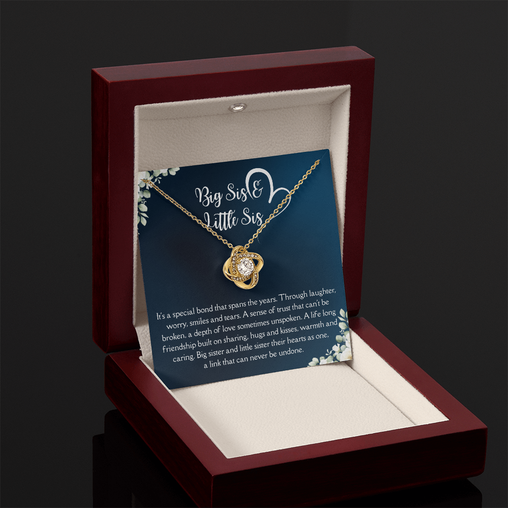 Sister Necklace Gifts From Brother, Birthday Gifts For Sister