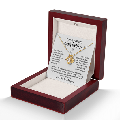 Necklace For Mom from Son, When Your Mom Wears It, She shines brighter