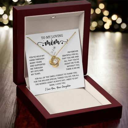 Necklace For Mom from Son, When Your Mom Wears It, She shines brighter