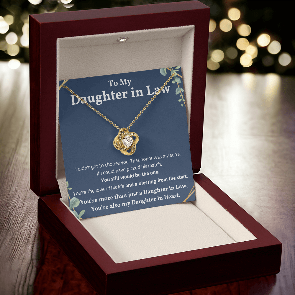 Daughter In Law Necklace, Valentines Day Gifts for Her