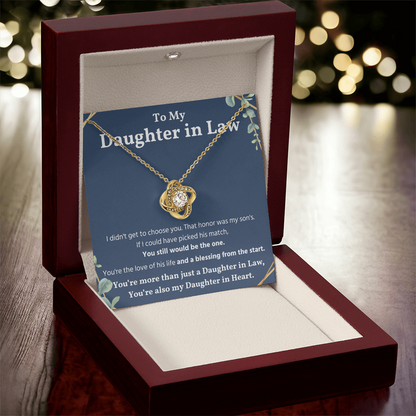 Daughter In Law Necklace, Valentines Day Gifts for Her