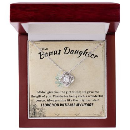 Jewelry Gifts for Stepdaughter at Wedding, Necklaces for Stepdaughter From Stepdad