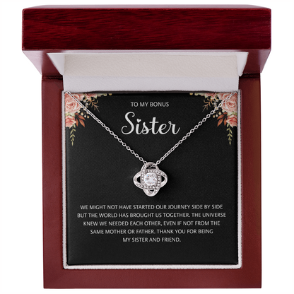 Bonus Sister Necklace, We might not have started our journey side by side