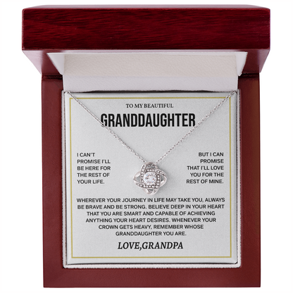 Granddaughter Necklace from Grandma, Birthday Gifts