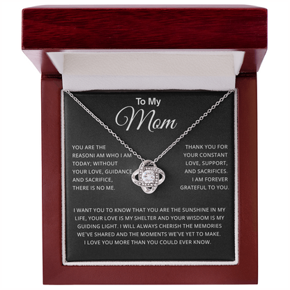 To My Mom Love & Gratitude Gift, Thank You for Making Me Who I Am