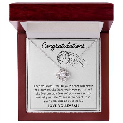 Thank You Volleyball Necklace Gift from Coach Girl Christmas Gifts