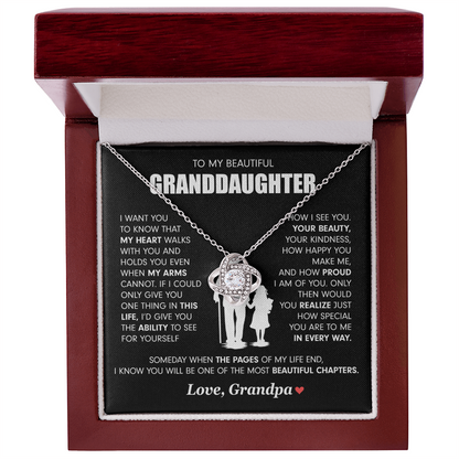 Granddaughter Necklace, Granddaughter Gifts from Grandma