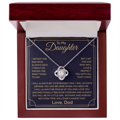 To My Beautiful Daughter Necklace, It Enhances The Magic In Her Smile