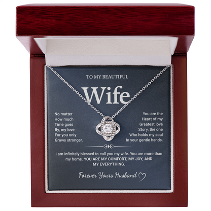 To My Beautiful Wife - Necklaces for Wife From Husband