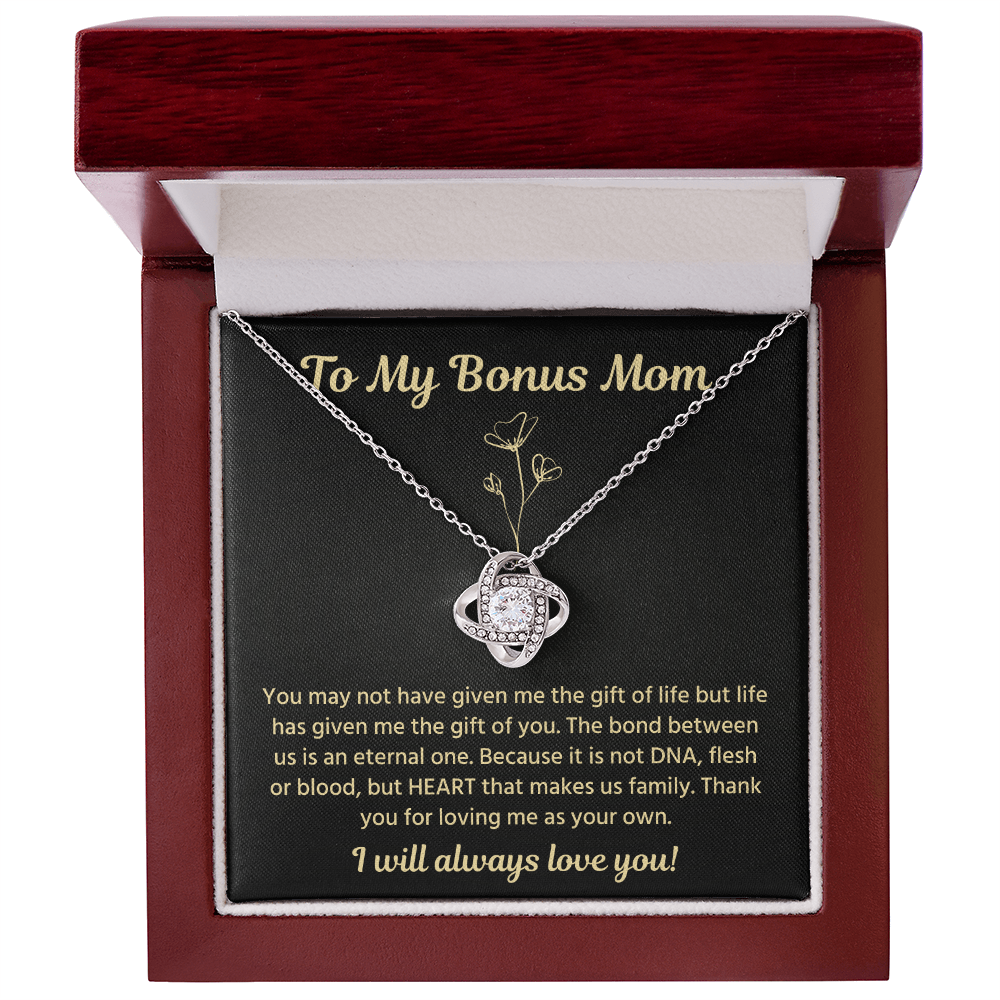 Stepmom Birthday Gifts, 14k White Gold Necklace