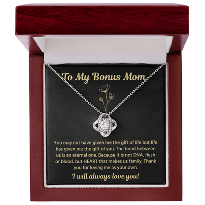 Stepmom Birthday Gifts, 14k White Gold Necklace