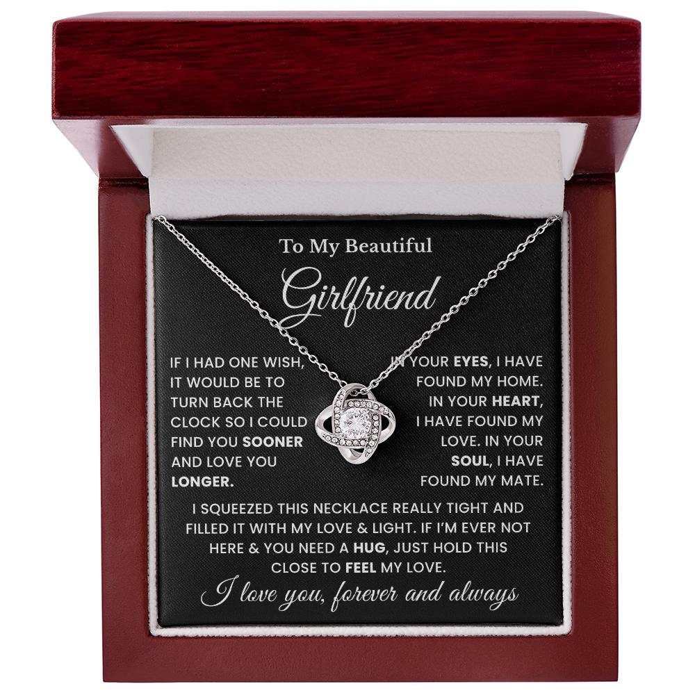 Girlfriend Necklace from Boyfriend, Valentines Day Gifts for Her