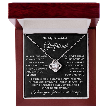 Girlfriend Necklace from Boyfriend, Valentines Day Gifts for Her