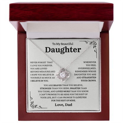Gift For Daughter from Dad - Valentines Day Gift For Daughter