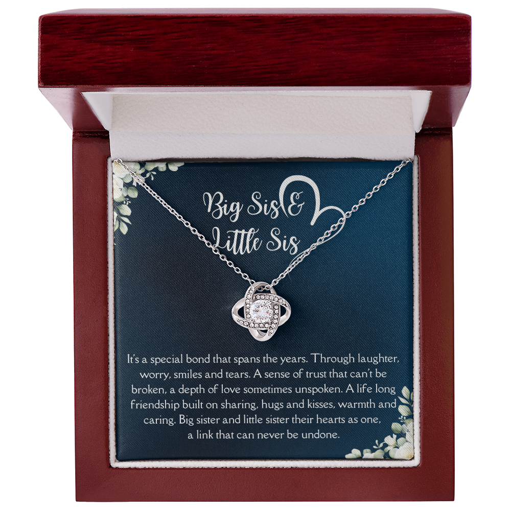 Sister Necklace Gifts From Brother, Birthday Gifts For Sister