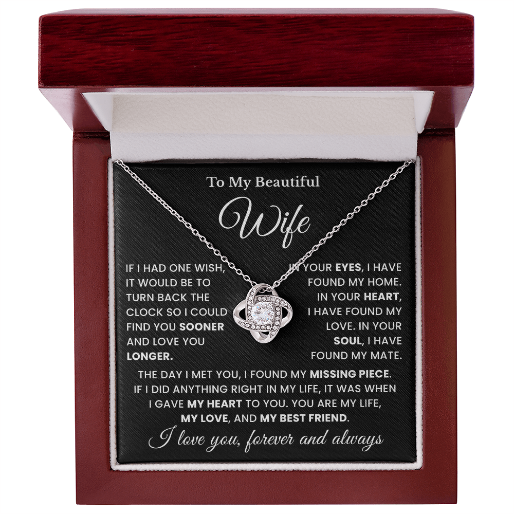 Wife Gifts for  Valentines Day Neckalce, When Your Wife Were This Necklace She Look's Beautiful