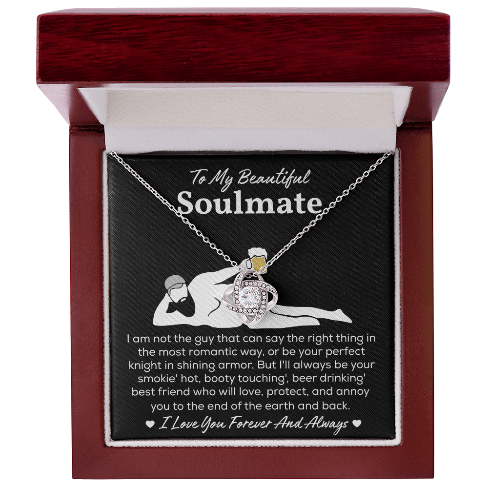 Soulmate Necklace For Her, When She Wears It, Your Soulmate Shines