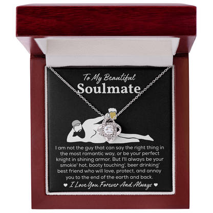 Soulmate Necklace For Her, When She Wears It, Your Soulmate Shines