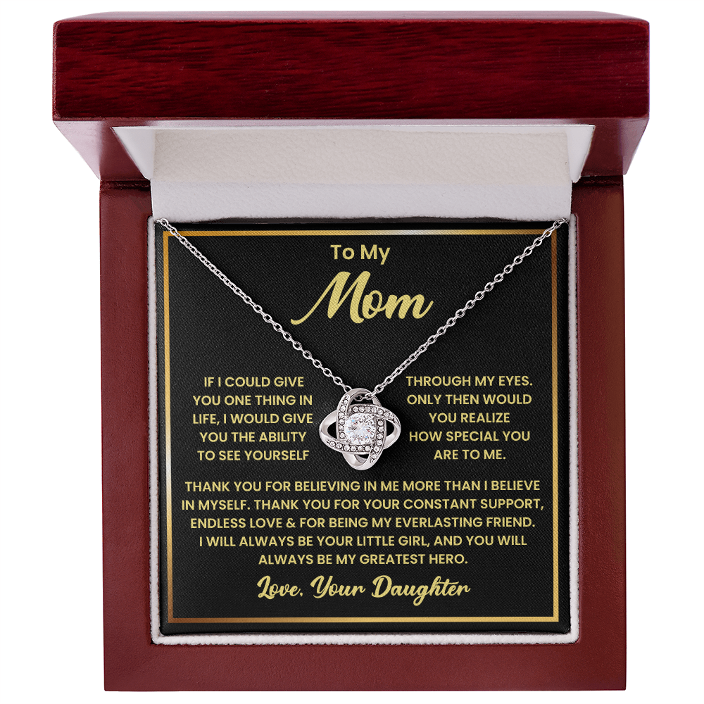 Mothers Day Necklace From Son Daughter to Mom Gifts, Loving Mother Necklace