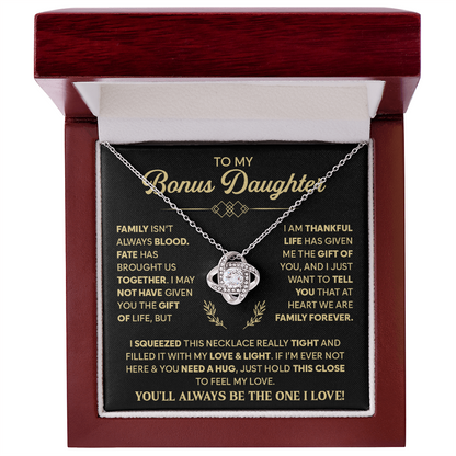Bonus Daughter Gifts from Stepdad, Her beauty glows effortlessly with this necklace
