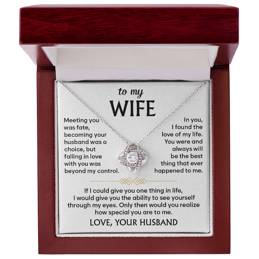 Wife Necklace, Anniversary Gifts for Wife
