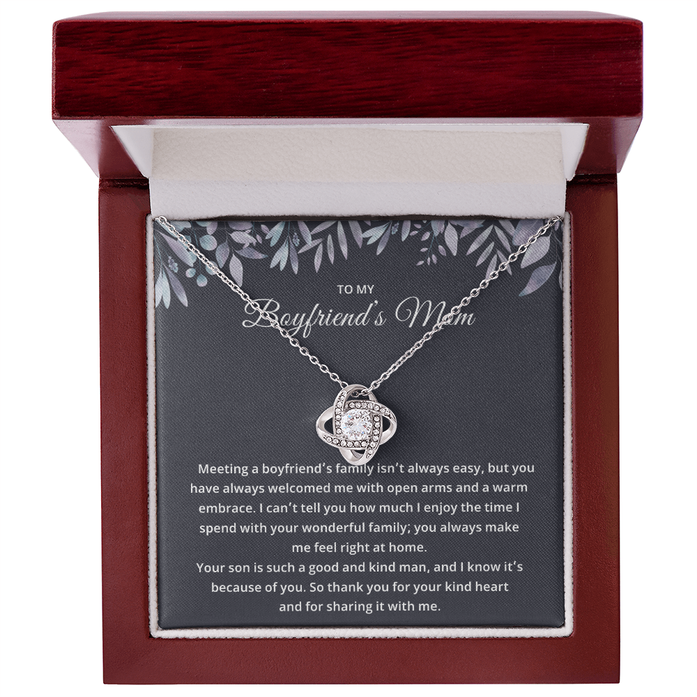 Boyfriend's Mom Gifts From Girlfriend – Necklace for Her, Mother's Day or Birthday Gift
