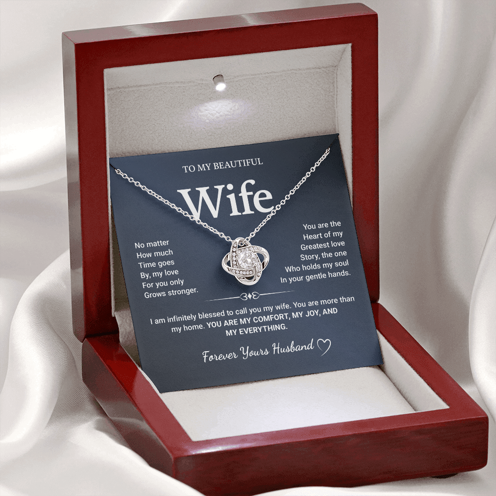 To My Beautiful Wife - Necklaces for Wife From Husband