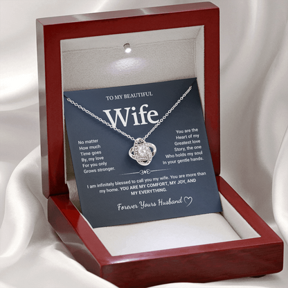 To My Beautiful Wife - Necklaces for Wife From Husband