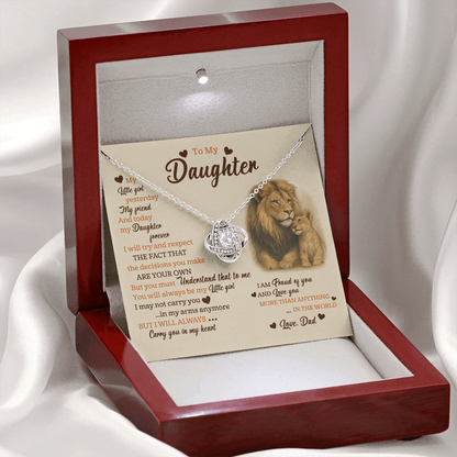 To My Daughter - You'll Always Be My Little Baby Girl Necklace