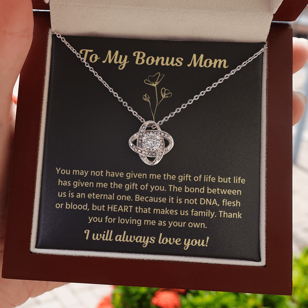 Stepmom Birthday Gifts, 14k White Gold Necklace