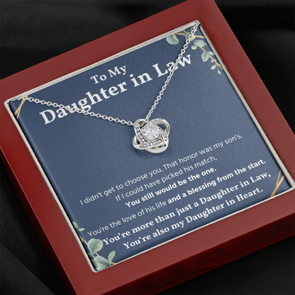 Daughter In Law Necklace, Valentines Day Gifts for Her