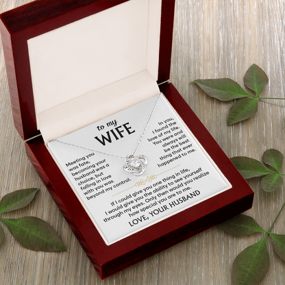 Wife Necklace, Anniversary Gifts for Wife