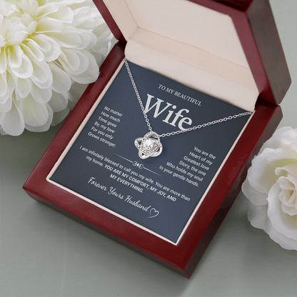 To My Beautiful Wife - Necklaces for Wife From Husband