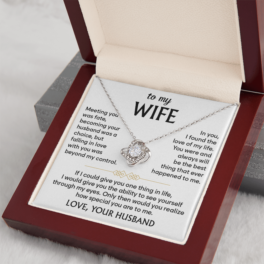 Wife Necklace, Anniversary Gifts for Wife