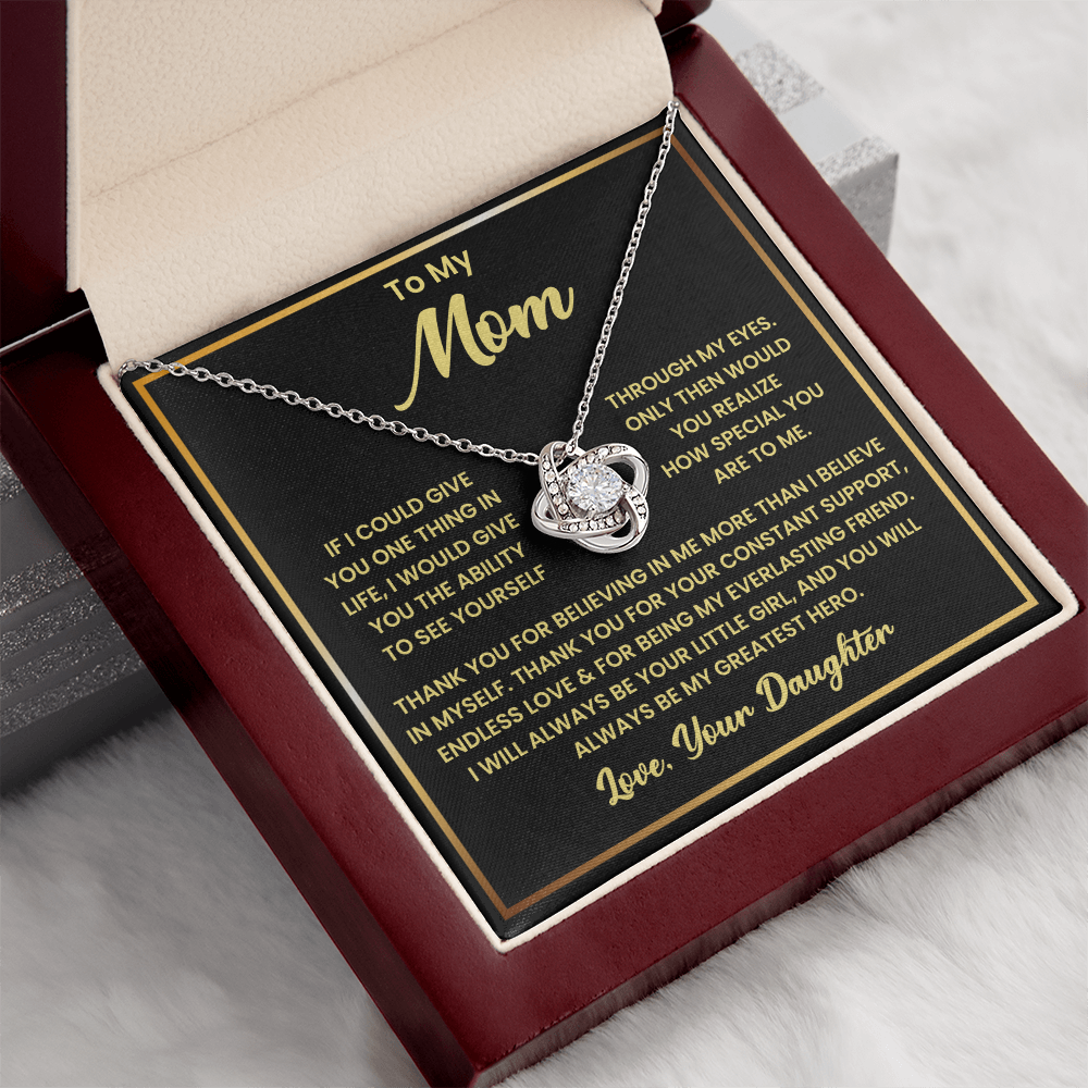 Mothers Day Necklace From Son Daughter to Mom Gifts, Loving Mother Necklace