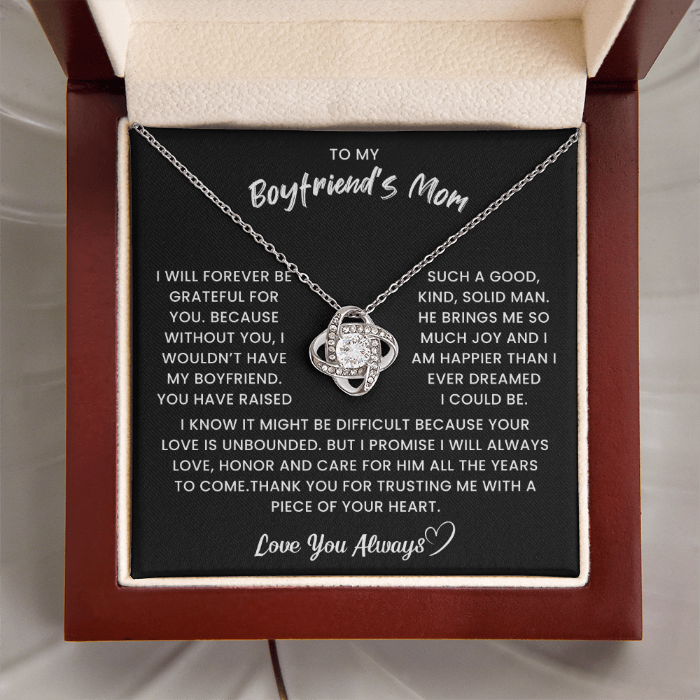 Gift to My Boyfriend's Mom Necklace – Perfect for Mother's Day