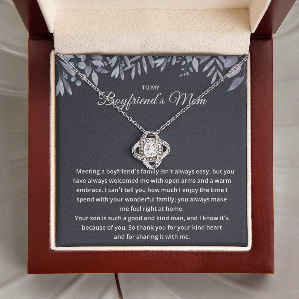 Boyfriend's Mom Gifts From Girlfriend – Necklace for Her, Mother's Day or Birthday Gift
