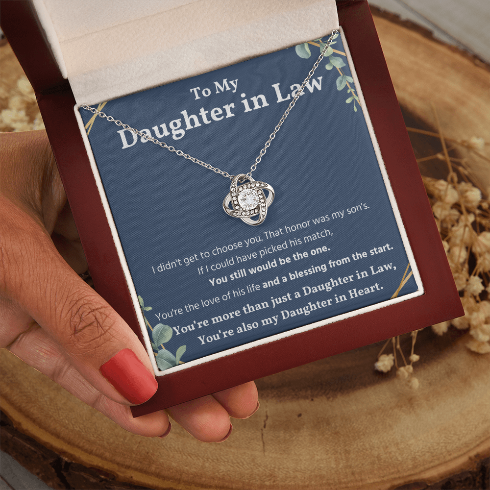Daughter In Law Necklace, Valentines Day Gifts for Her