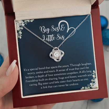 Sister Necklace Gifts From Brother, Birthday Gifts For Sister