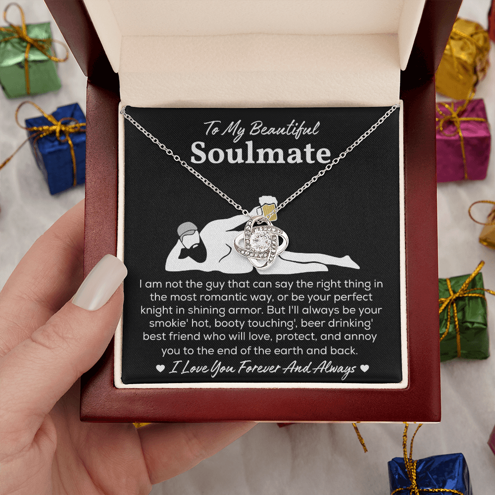 Soulmate Necklace For Her, When She Wears It, Your Soulmate Shines