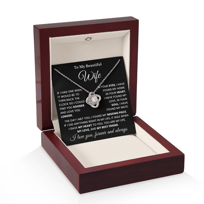 Wife Gifts for  Valentines Day Neckalce, When Your Wife Were This Necklace She Look's Beautiful