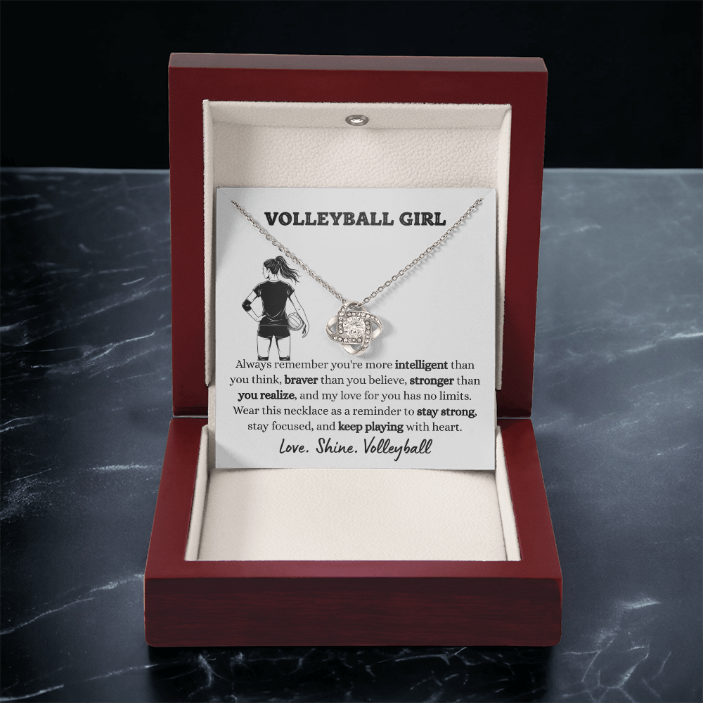 Volleyball Birthday Gift Necklace for Her Sports  Spirit Jewelry