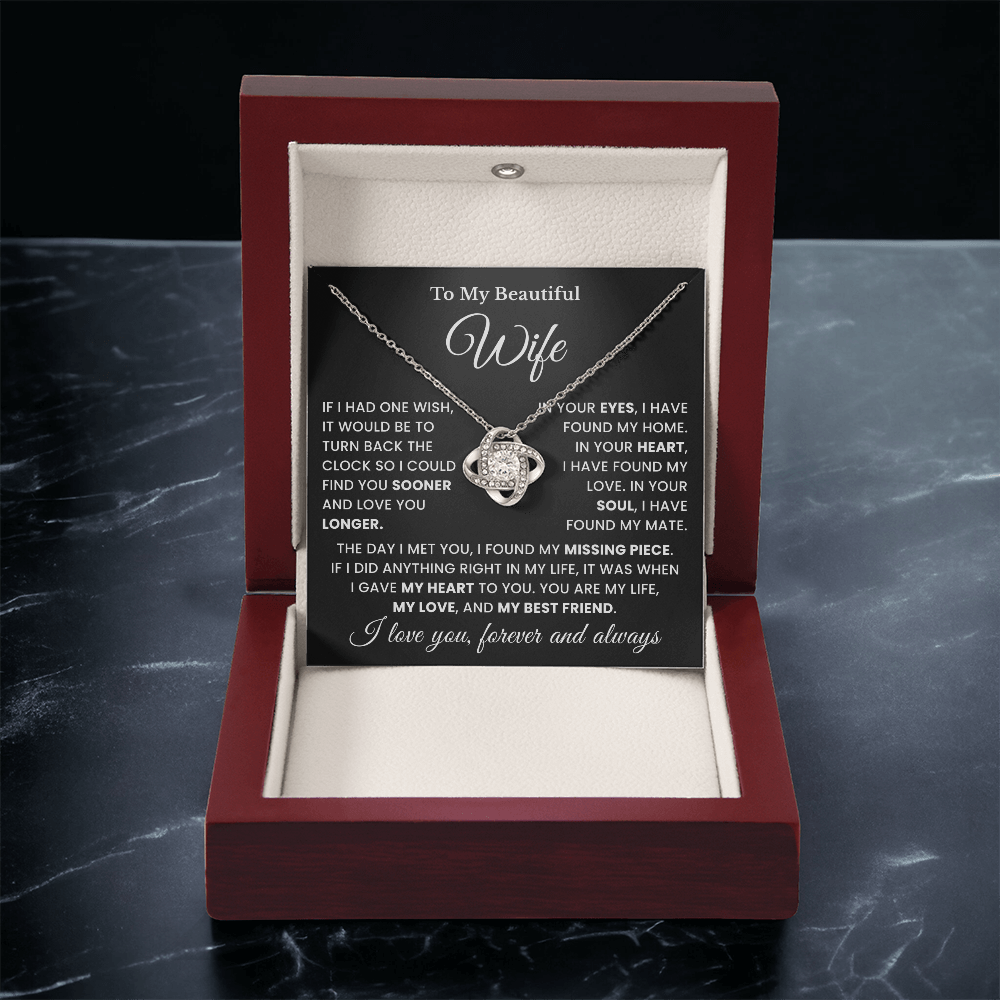 Wife Gifts for  Valentines Day Neckalce, When Your Wife Were This Necklace She Look's Beautiful