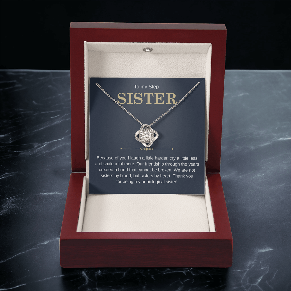 Necklace for Bonus Sister, A Necklace That Brings Light to Every Moment