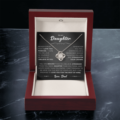 To My Amazing Daughter - The Most Beautiful Chapters of My Life - Necklace