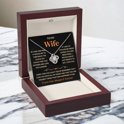 To My Wife Necklace, Birthday Gifts for Her