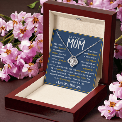 To My Loving Mom from Son – First Teacher & Forever Love Gift