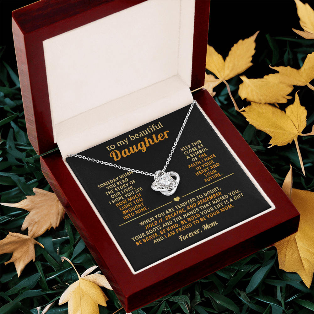 Mother Daughter Necklace, Every detail sparkles just like her