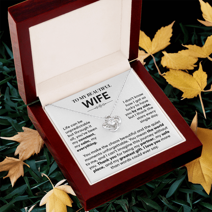 To My Wife Necklace Form Husband, Gift For Soulmate
